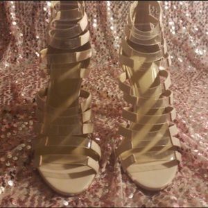 Also Straps Clear Cream/Tan